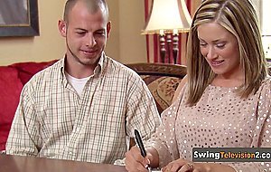 Delicious blonde whore with nice tits gets enjoyed so much