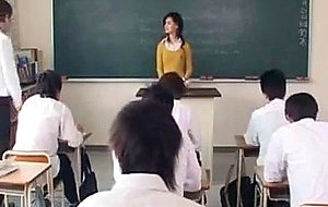 Asian Teacher Does Student In The Shower