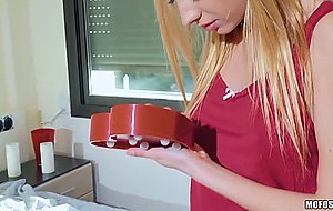 Jordi Gapes Fur Suit Wearing High-Energy Rebecca 