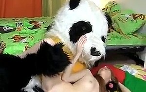 Fun Fucking With A Big Toy Bear