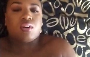 Amateur black shemale