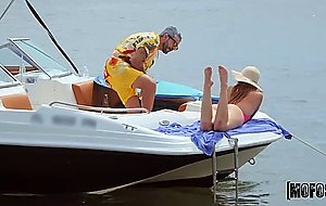 Drunk Douche gets Cheated on & Thrown off Boat!