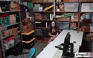 Hot teen gave her thing to bad policeman with big cock