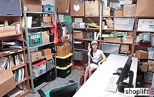 Corrupt cop got busted a petite teen because of felony