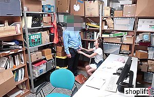 Corrupt cop got busted a petite teen because of felony