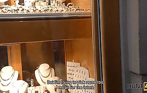 Hunt4k. pretty brunette fucked by stranger to earn cash for ring