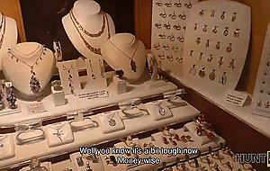 Hunt4k. pretty brunette fucked by stranger to earn cash for ring