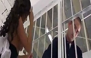 Brunette Police In Jail