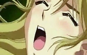 Anime Blonde Gets Screwed Hard By An Old Cock
