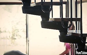 Nasty stepsis seduced a naive stepbro with big penis