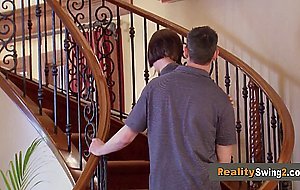 Hot couples love licking their pussies in front of all swingers to provocate them to fuck hard