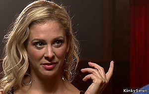 Busty Milf is rough tormented and banged