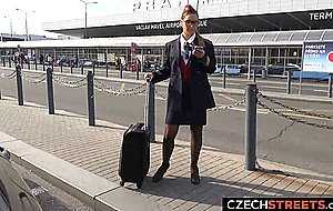 Stewardess gets hard currency for sex