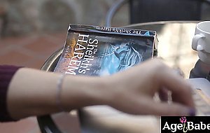 Hot old lady Syren De Mer hooks up with a young stud