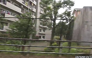 Japanese honey, tsuna kimura got fucked in the power train, uncensored