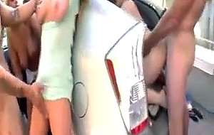 Porn Sluts Seduce Guys From Restaurant