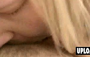 Fat wife sucking a cock and gets a facial