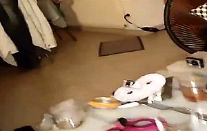 Blindfolded threesome amateur action hd