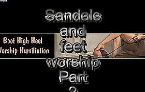 Sandals and foot worship