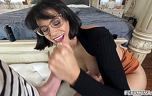 Penny dives into Alex cock for intimate sucking