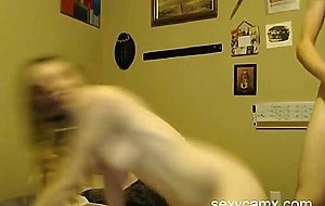 Slutty teen cutie gets pounded hard and creampied twice live at sexycamx