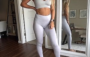 Cameltoe on honey fitness youtube chick 