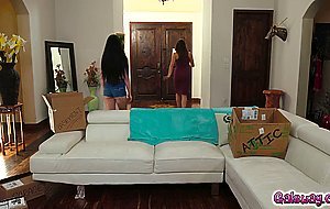 Jade and Aidra caught fucking by their moms