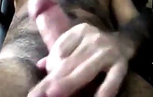 Super hairy daddys cum 