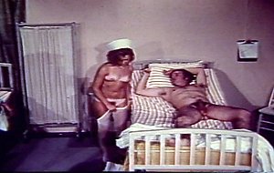 Hot nurse gives her patient a bj in classic sex scene