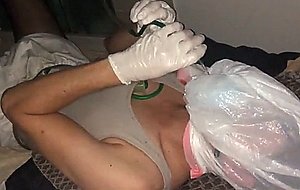 Piss and enema filled before all plunged out  