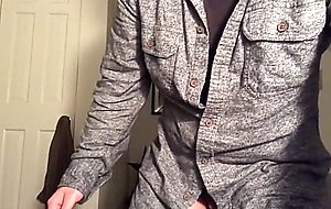 Jacking off my dick wet with precum 