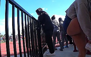 Candid teen ass  