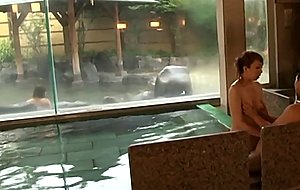 Wakana steals another's lover in japanese public bath