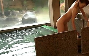 Wakana steals another's lover in japanese public bath