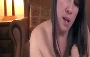 Amateur nancy licks ass swallows another load