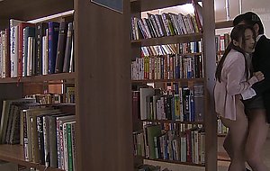 Teacher fucked at a school library