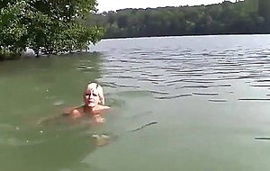 Sex in inflatable boat 