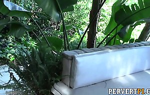Pervertpi private investigator fucks honey real estate agent outdoors