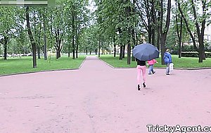 Tricky agent - sex casting for blonde teeny