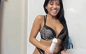 Sweet Asian Using Toys To Orgasm