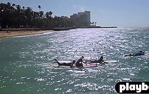 Lesbians with cool asses enjoyed a games on the beach