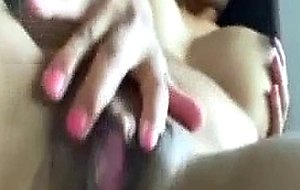 Amateur asian lily masturbates