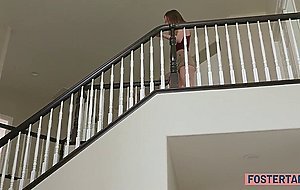 Naive petite teen used by dirty MILF and her husband