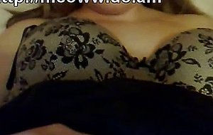 Shy chubby showing her breasts on chatroulette