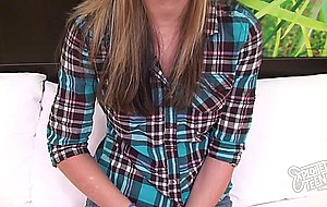 Brand new 18 yr old teenie gets her pink pussy filled with cum