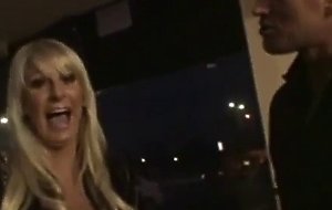 Blond young girl yells while she fucks pt 1