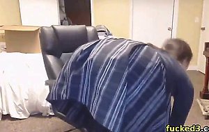 horny teen having fun masturbating