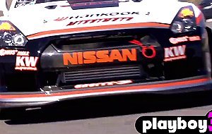 Crazy babes enjoyed a snow games before hot action