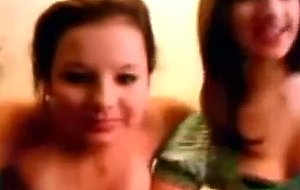 Lesbian teens show tits on cam