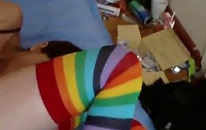 Hot tranny and CD suck & fuck